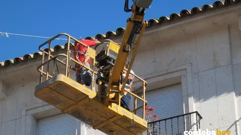 Un operario trabajando en C&oacute;rdoba