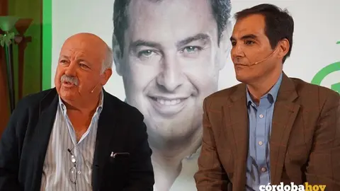 Jes&uacute;s Aguirre (izquierda) con Jos&eacute; Antonio Nieto