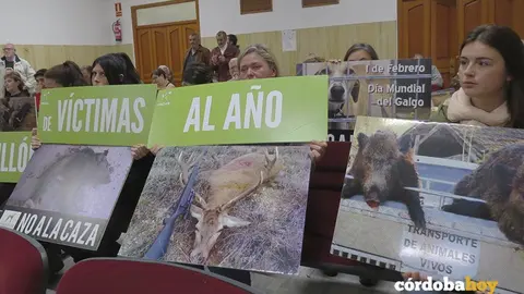 Pleno contra la caza