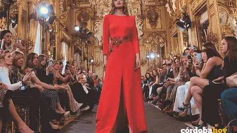 Matilde Cano en la pasarela de Madrid