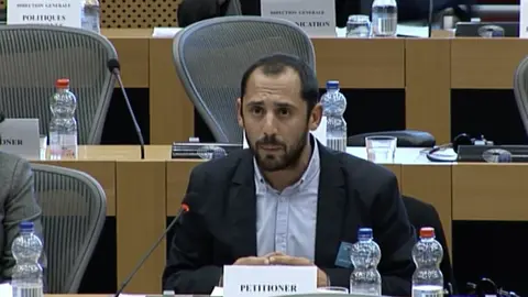Sebasti&aacute;n P&eacute;rez en el parlamento Europeo