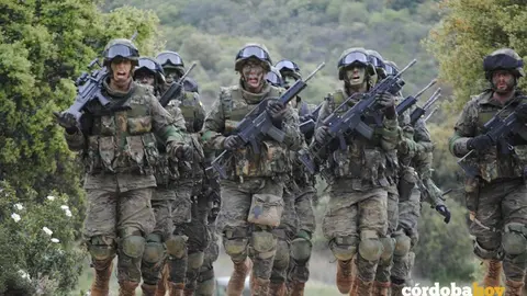 Miembros de la Brigada cordobesa de maniobras