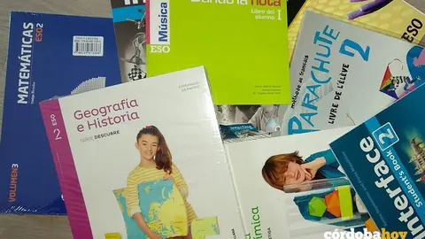 Libros de texto usados en Andaluc&iacute;a