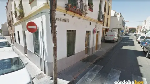 Captura de pantalla de la calle Colombia