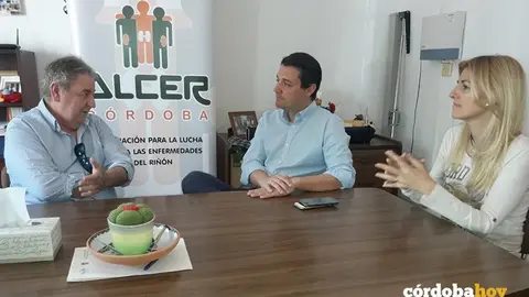 Jos&eacute; Mar&iacute;a Bellido en la sede de Alcer