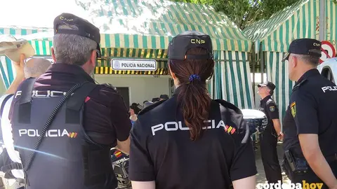 Zona de la Polic&iacute;a en la Feria de 2019