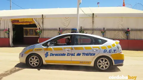 Un veh&iacute;culo de la DGT en la pasada edici&oacute;n de la Feria de C&oacute;rdoba