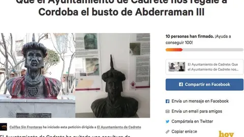 La curiosa petici&oacute;n en Change.org