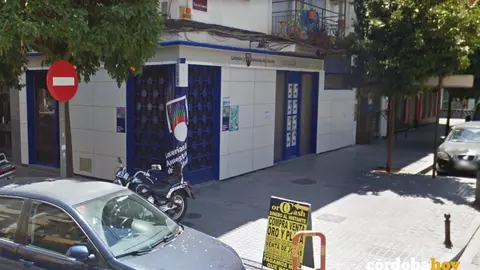 Oficina de Loter&iacute;as de La Vi&ntilde;uela donde ha ca&iacute;do el primer premio de Loter&iacute;a Nacional