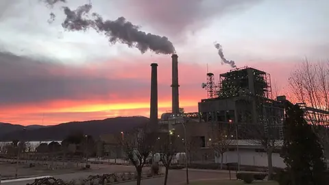 Central de Puente Nuevo de Viesgo antes de su cierre, en una imagen de archivo