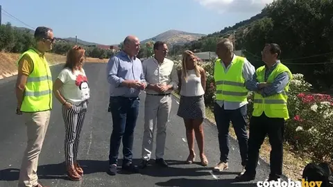 Obras Dipu carretera aldeas