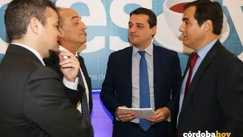 Jos&eacute; Mar&iacute;a Bellido y Jos&eacute; Antonio Nieto en los Desayunos del Diario C&oacute;rdoba