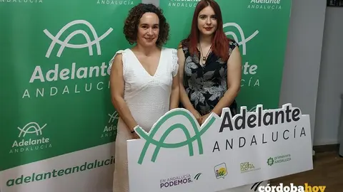 Ana Naranjo y Luzmarina Dorado, de Adelante Andalucia