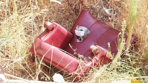 Vertido de basura en el Arroyo de El Asno