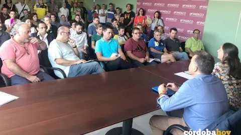 Manuel Torrejimeno mantiene reuniones sobre ayudas atrasadas del Imdeco