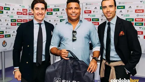 Los creadores de Silbon con Ronaldo