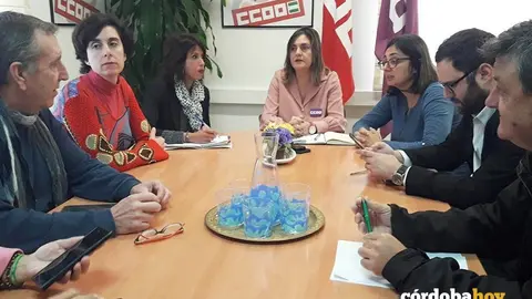 Reuni&oacute;n de Unidas Podemos con CCOO