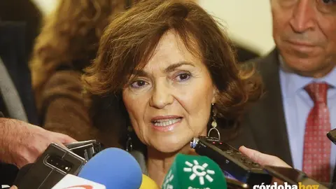 Carmen Calvo en C&oacute;rdoba