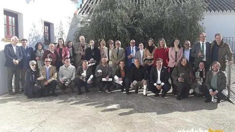 Los premiados en Baena