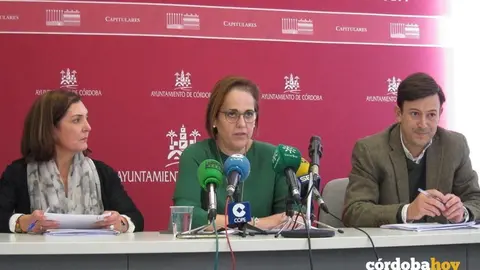 Paqui Higuera, Blanca Torrent y Gonzalo Esparza