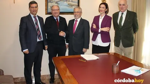 Responsables de Rabanales 21 y Grupo Puma
