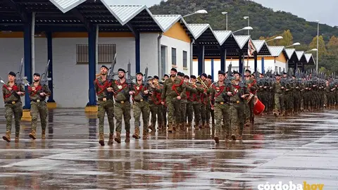 Parada militar en Cerro Muriano