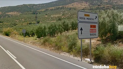 Incorporaci&oacute;n a Do&ntilde;a Menc&iacute;a desde la A-318