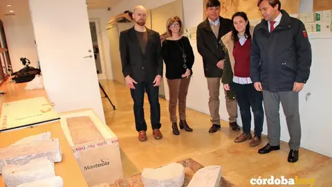 Cfristina Casanueva y Antonio Repullo visitan el rodaje