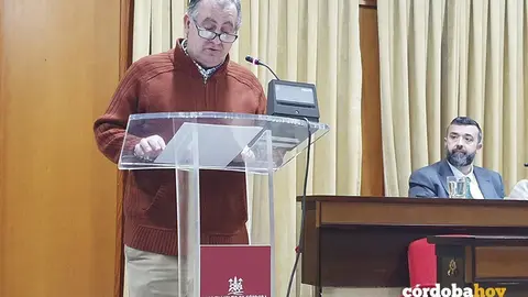 Intervenci&oacute;n de Antonio Toledano en el Ayuntamiento de C&oacute;rdoba