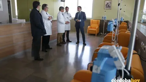 Visita del alcalde al San Juan de Dios