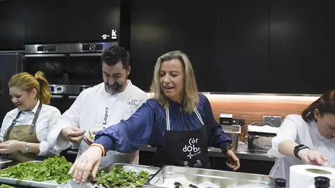 Cena promocional de la gastronom&iacute;a cordobesa en el espacio Kitchen Club de Madrid 1
