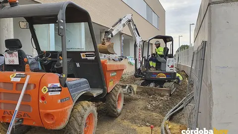 Obras en el nuevo colegio de Turru&ntilde;uelos