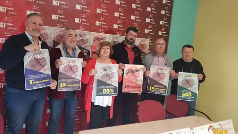 Los responsables de UGT en C&oacute;rdoba