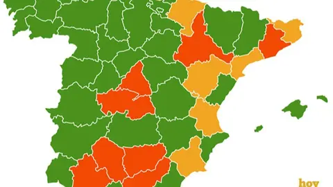 Incidencia del pol&eacute;n de cipr&eacute;s en la Pen&iacute;nsula en esta semana