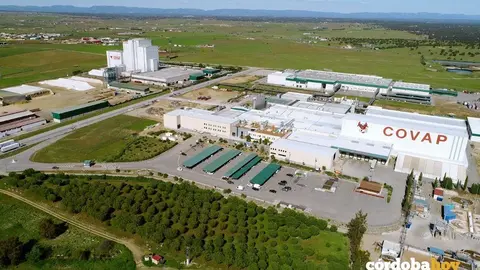 La sede de Covap en Pozoblanco, a vista de dron