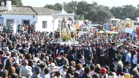 Romer&iacute;a de la Virgen de Luna en Pozoblanco, en una imagen de archivo