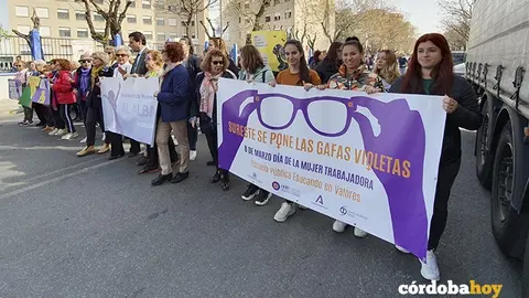 Marcha Popular del D&iacute;a de la Mujer que organiza la Asociaci&oacute;n de Mujeres Al Alba