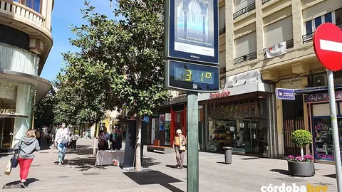 Term&oacute;metro con 31 grados, en la capital cordobesa