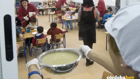 Comedor escolar, en una imagen de archivo