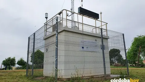 Estaci&oacute;n para medir la calidad del aire en La Asomadilla