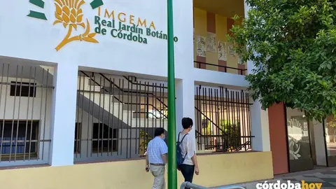 Fachada Del Real Jard&iacute;n Bot&aacute;nico de C&oacute;rdoba del Imgema, en una image de archivo