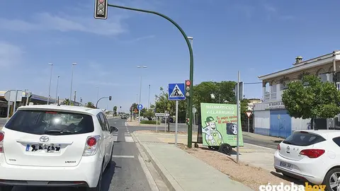 Entrada a Villarrubia desde Almod&oacute;var del R&iacute;o