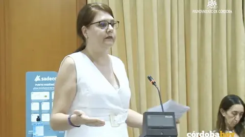 Mar&iacute;a de la Luz&nbsp;Dugo Folder,&nbsp;miembro de la Plataforma por la defensa del &aacute;rbol