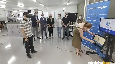 Demostraci&oacute;n del programa en 3D Terapiam de la Fundaci&oacute;n Magtel