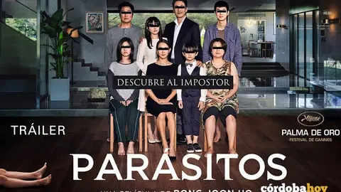 Cartel de 'Par&aacute;sitos' que abre la temporada de cine de verano en C&oacute;rdoba