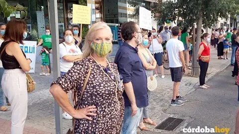 Cristina Pedrajas y Juan Alc&aacute;ntara , en defensa de la educaci&oacute;n p&uacute;blica