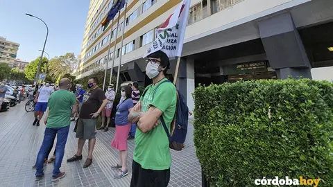 Protesta educactiva a las puertas de Los Ministerios