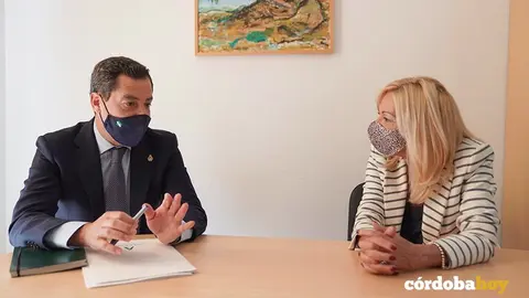El presidente de la Junta de Andaluc&iacute;a y la alcaldesa de Pedro Abad
