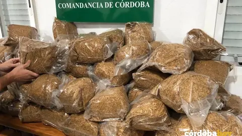 Picadura de tabaco requisada en Lucena