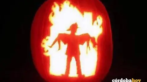 Bomberos en Halloween